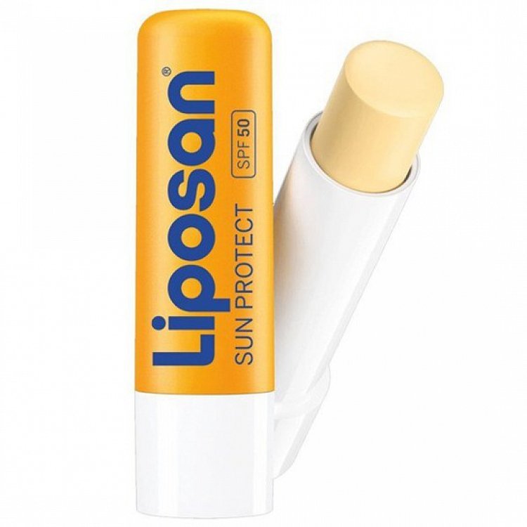 Liposan Sun Protect Spf50 Lip Balm Προστατευτικό Βάλσαμο Χειλιών 24ωρη Ενυδάτωση & Υψηλή Αντηλιακή Προστασία 4.8g