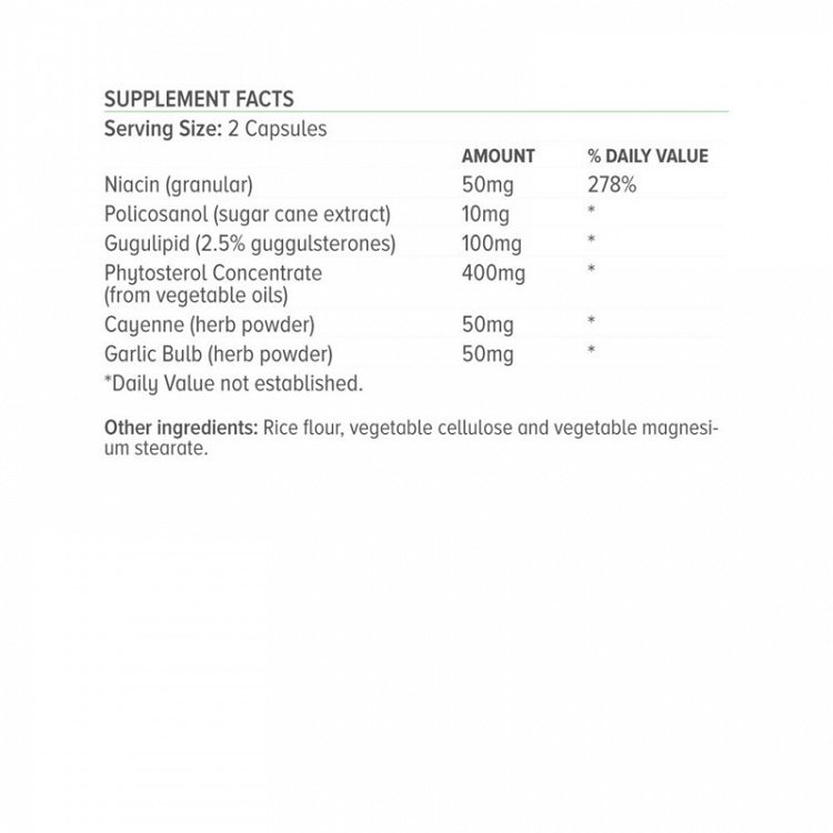 Natural Vitamins Cholesterol Formula Ειδικό Συμπλήρωμα Διατροφής 60 κάψουλες