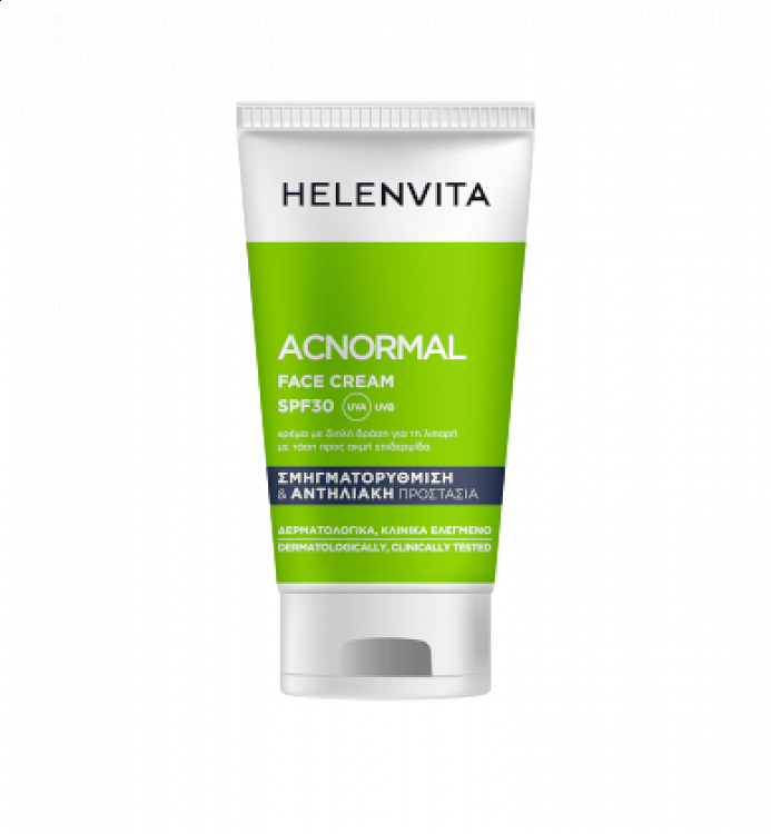 Helenvita Acnormal Ρυθμιστική Κρέμα Προσώπου Ημέρας με SPF30 κατά της Ερυθρότητας με Νιασιναμίδη 50ml