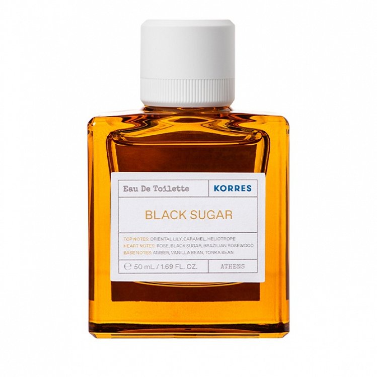 Korres black sugar, oriental lilly, violet 50ml
