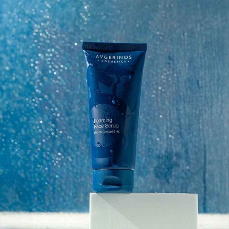 Avgerinos Cosmetics Ανδρικό Αφρίζον Scrub προσώπου, 100ml