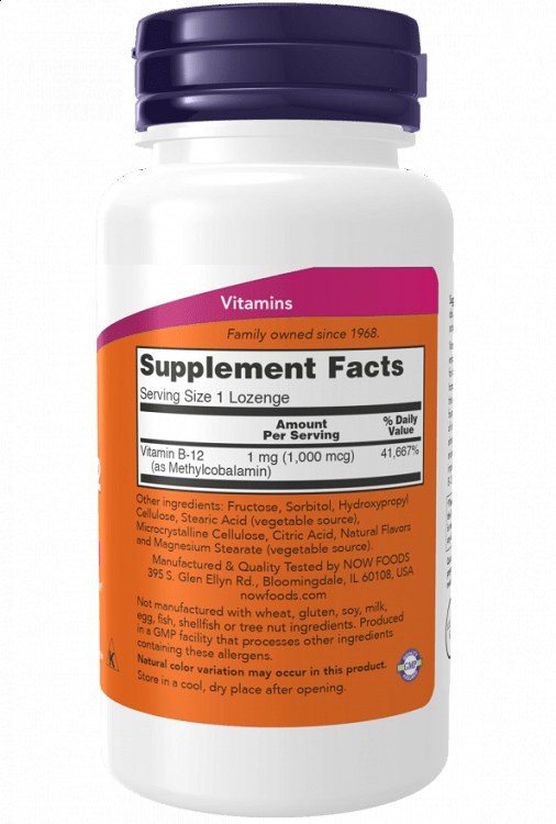 Now Foods Methyl B-12 1000mcg 100 παστίλιες