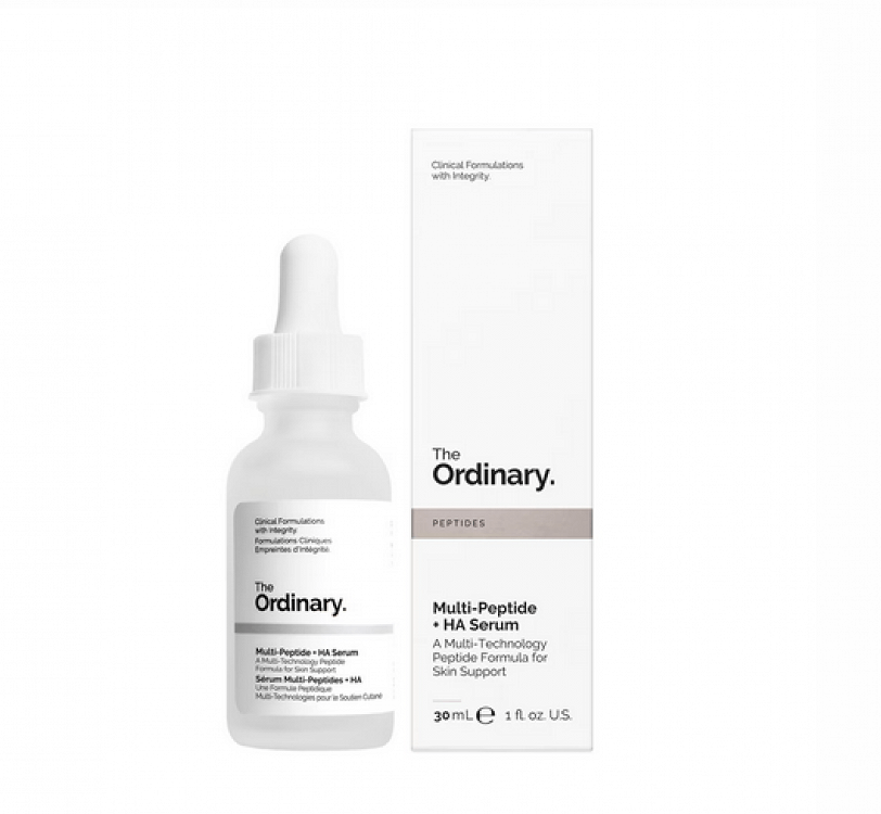 The Ordinary Multi-Peptide + HA Ενυδατικό & Αντιγηραντικό Serum Προσώπου με Πεπτίδια & Υαλουρονικό Οξύ για Σύσφιξη 30ml