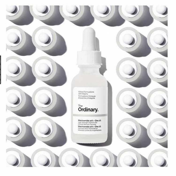 The Ordinary Niacinamide 10% + Zinc 1% Ενυδατικό Serum Προσώπου με Νιασιναμίδη για Λάμψη 60ml