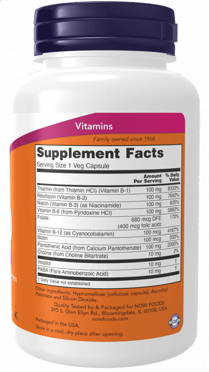 Now Foods B-100 Complex 100 κάψουλες