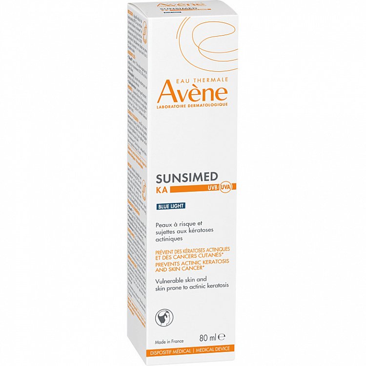 Avene Sunsimed KA Αδιάβροχη Αντηλιακή Κρέμα Προσώπου SPF50 80ml