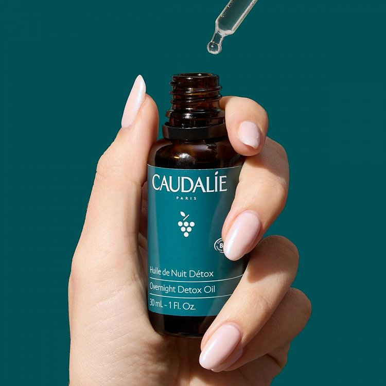 Caudalie Vinergetic Ξηρό Λάδι Προσώπου για Ενυδάτωση Overnight Detox 30ml