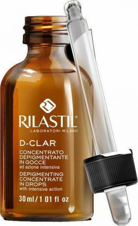 Rilastil D-Clar Depigmenting Concentrate In Drops Serum Προσώπου για Πανάδες 30ml
