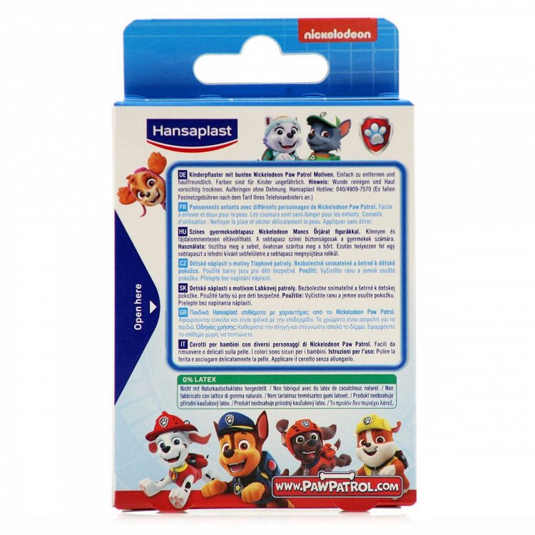 Hansaplast Αυτοκόλλητα Επιθέματα Paw Patrol για Παιδιά 20τμχ
