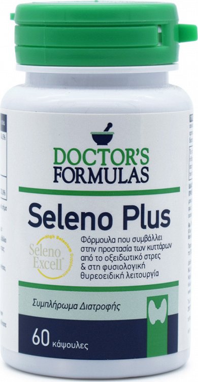 Doctor''s Formulas Seleno Plus - Φόρμουλα Προστασίας κυττάρων από το Οξειδωτικό Στρες 60Caps
