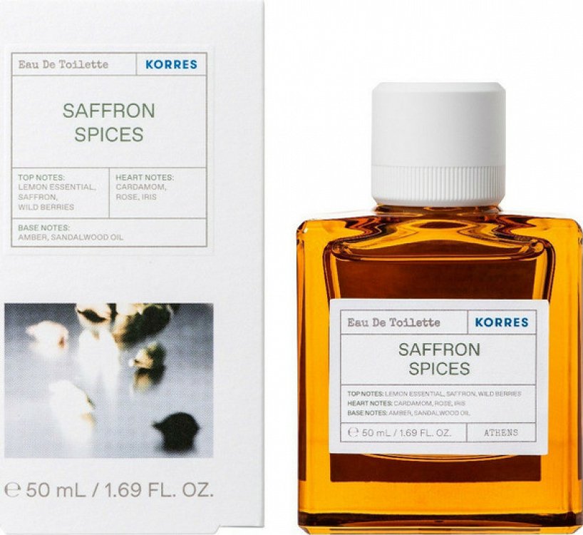 Korres Saffron Spices Eau De Toilette, 50ml