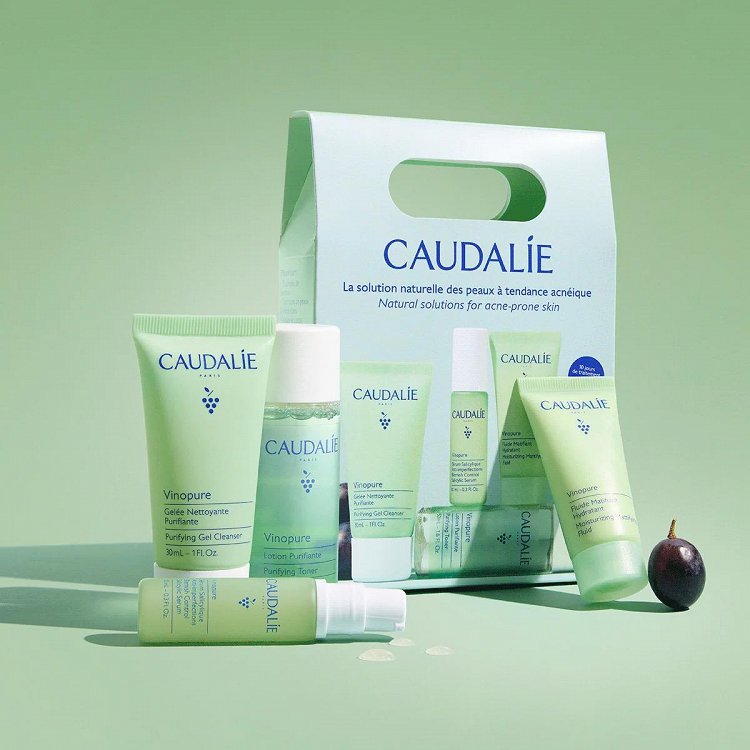 Caudalie Vinopure Kit – Φυσική φροντίδα για λιπαρή & ακνεϊκή επιδερμίδα