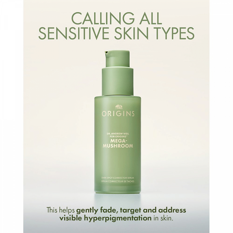 Origins Dr. Weil Mega-Mushroom Dark Spot Serum, Ορός Προσώπου Για Την Υπερμελάχρωση 50ml