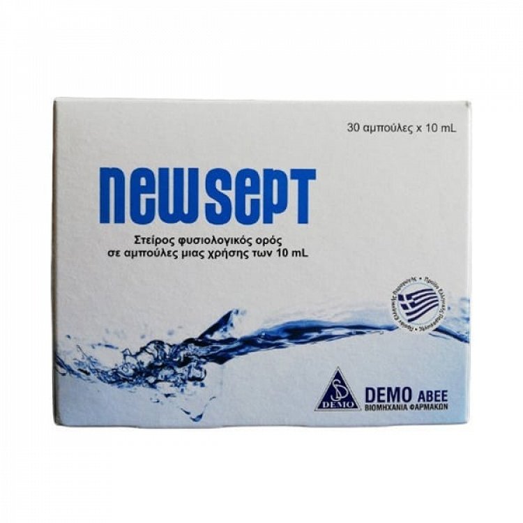 Demo Newsepteyes Οφθαλμικές Σταγόνες με Υαλουρονικό Οξύ για Ξηροφθαλμία 30x0.5ml