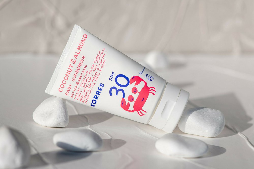 Korres Βρεφικό Αντηλιακό Γαλάκτωμα Coconut & Almond για Πρόσωπο & Σώμα SPF30 100ml