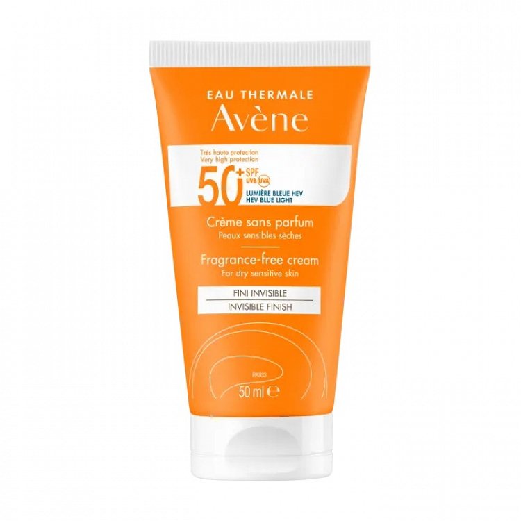 Avene Very High Protection Fragrance Free Αντηλιακή Κρέμα Προσώπου SPF50 50ml