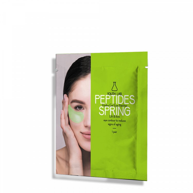 Youth Lab. Μάσκα Ματιών για Αντιγήρανση / Ενυδάτωση / Σύσφιξη 2τμχ Peptides Spring Hydra-Gel Eye Patches