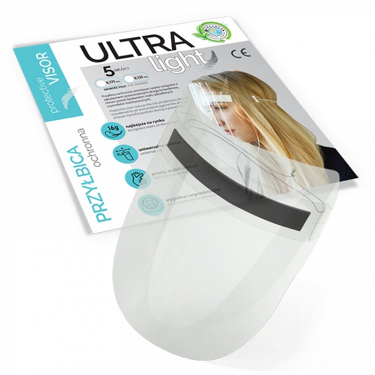 Cerkamed Protective visors ULTRA LIGHT 5 τεμάχια