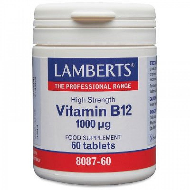 Lamberts High Strength Vitamin B12 1000 60 ταμπλέτες