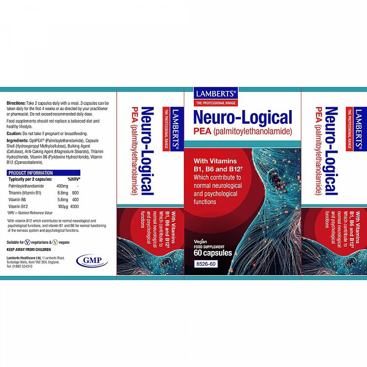 Lamberts Neuro-Logical Pea 60 κάψουλες