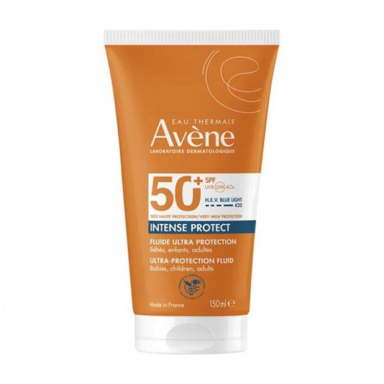 Avene Intense Protect Αδιάβροχη Αντηλιακή Κρέμα για Πρόσωπο και Σώμα SPF50 150ml