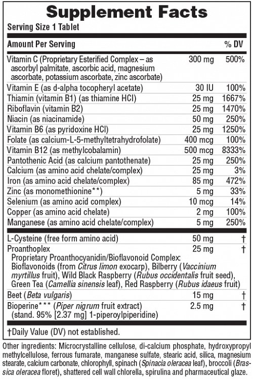 Nature's Plus Hema-Plex Iron with Synergistic Factors 30 ταμπλέτες