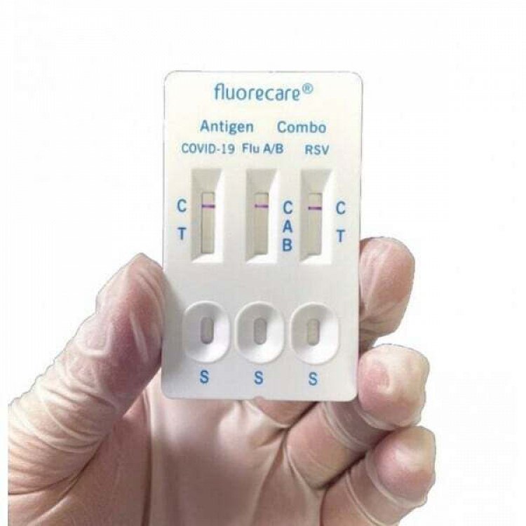 Rapid Test SARS-COV-2 & Influenza A/B & RSV Antigen Combo Αυτοδιαγνωστικό Τεστ Ταχείας Ανίχνευσης Αντιγόνων Covid-19 ,Γρίπης & RSV