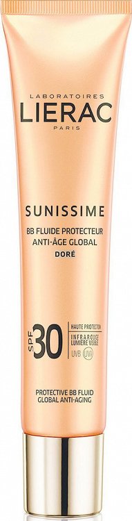 Lierac Sunissime BB Fluid Anti Age Global Golden Αντηλιακό Προσώπου SPF30 με Χρώμα 40ml