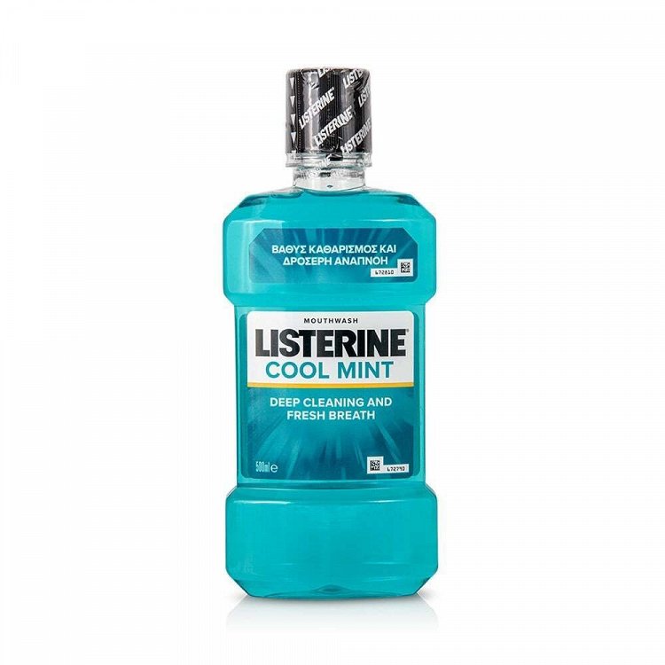 Listerine Cool Mint Στοματικό Διάλυμα κατά της Πλάκας και της Κακοσμίας 500ml