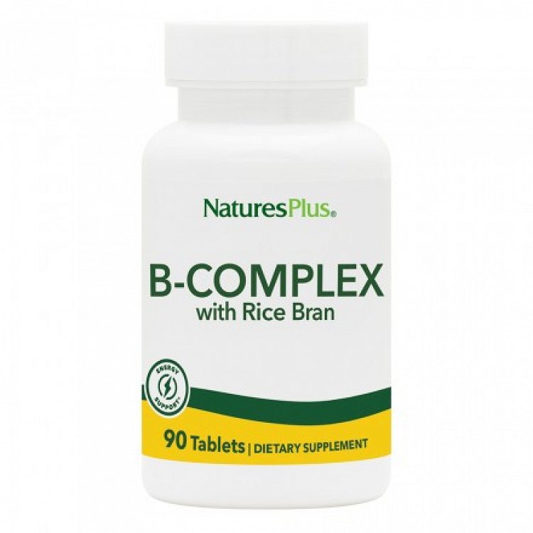 Nature's Plus Energy Support B-complex with Rice Bran 90 ταμπλέτες