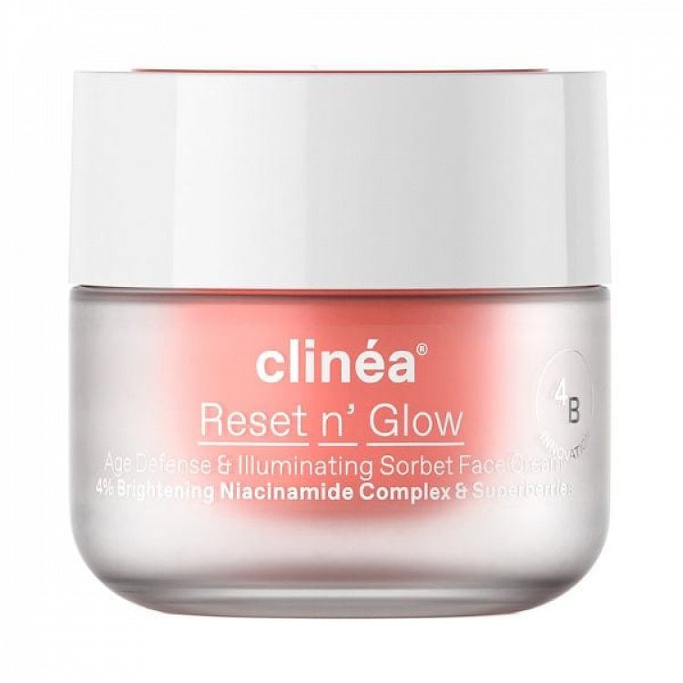 Clinea Reset N' Glow Sorbet Κρέμα Προσώπου Ημέρας για Αντιγήρανση & Λάμψη 50ml