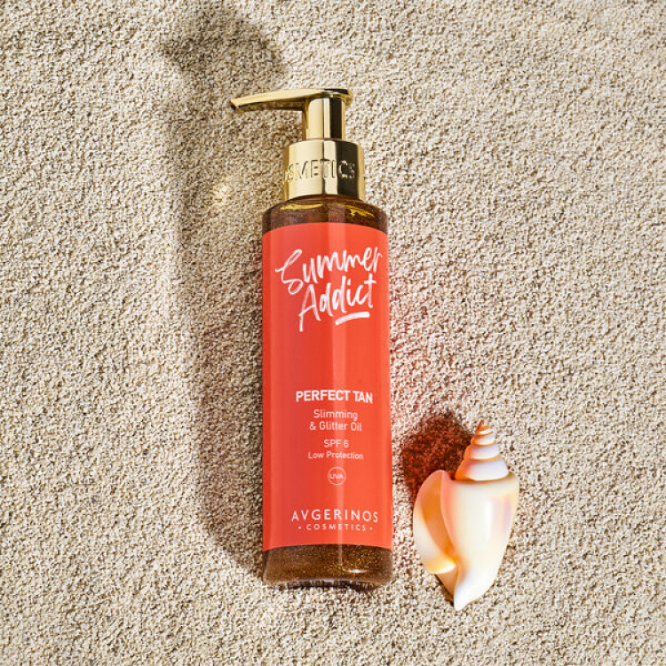 Avgerinos Cosmetics Summer Addict Dry Tanning Oil Αντηλιακό Λάδι για το Σώμα SPF6 150ml