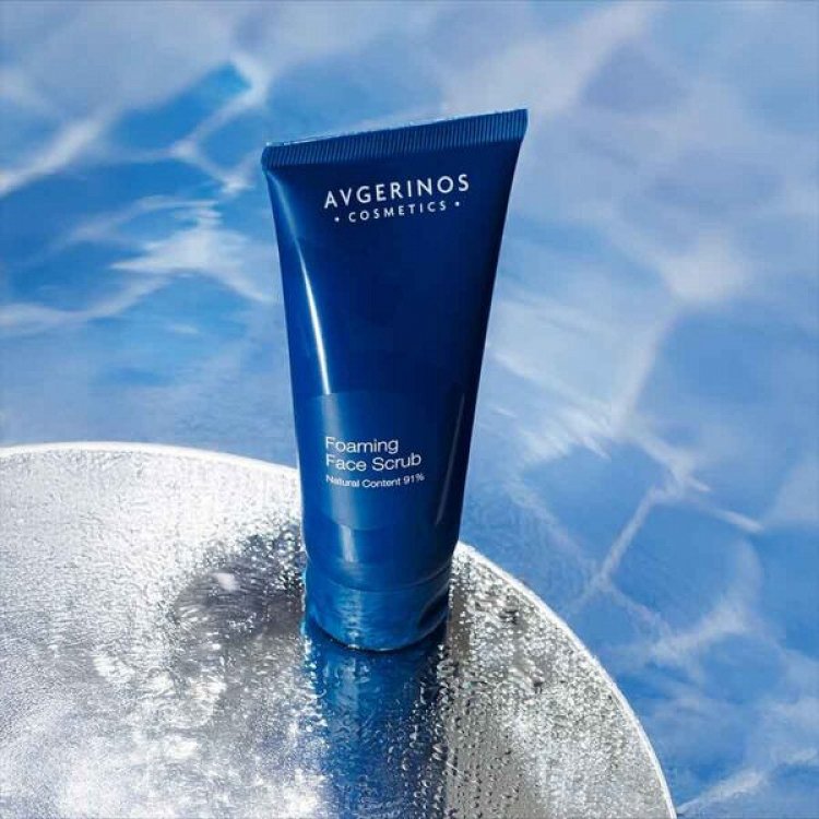 Avgerinos Cosmetics Ανδρικό Αφρίζον Scrub προσώπου, 100ml
