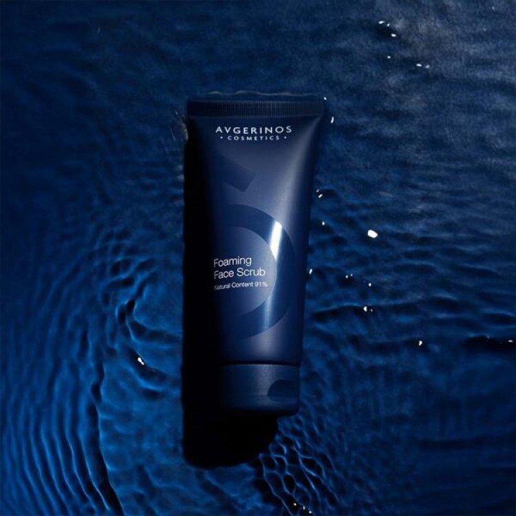 Avgerinos Cosmetics Ανδρικό Αφρίζον Scrub προσώπου, 100ml