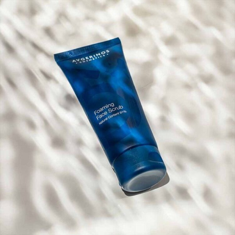 Avgerinos Cosmetics Ανδρικό Αφρίζον Scrub προσώπου, 100ml