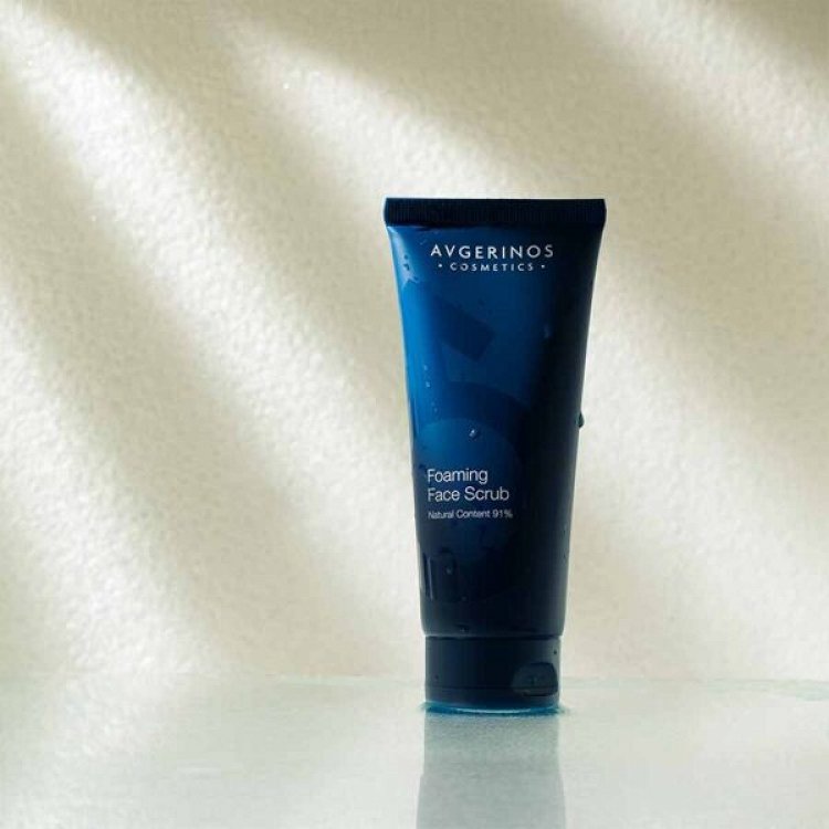 Avgerinos Cosmetics Ανδρικό Αφρίζον Scrub προσώπου, 100ml