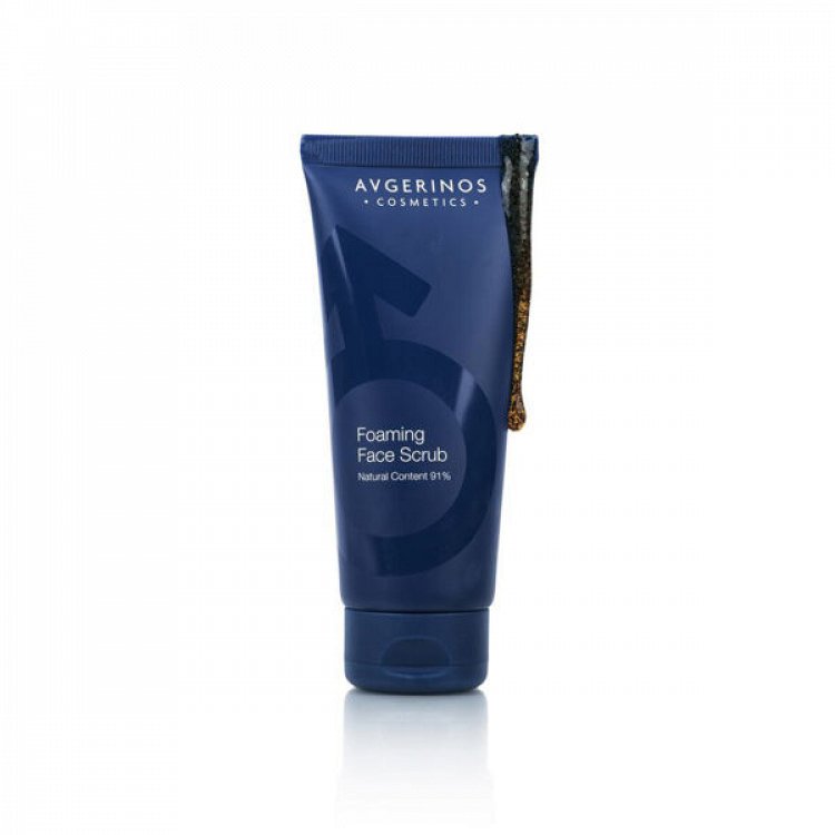 Avgerinos Cosmetics Ανδρικό Αφρίζον Scrub προσώπου, 100ml