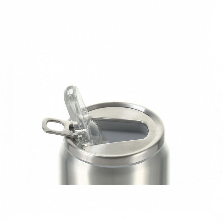 Les Artistes Pull Can'it Ποτήρι Θερμός Ανοξείδωτο BPA Free 280ml Blackcurrant Mat με Επιστόμιο και Καλαμάκι