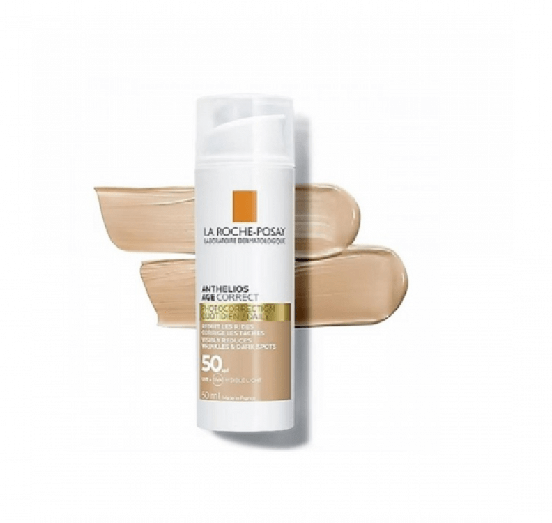 La Roche Posay Anthelios Age Correct Αντηλιακή Κρέμα Προσώπου SPF50 με Χρώμα 50ml
