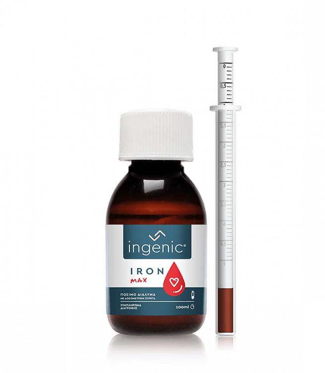 Ingenic Iron Max Πόσιμο Διάλυμα 100ml