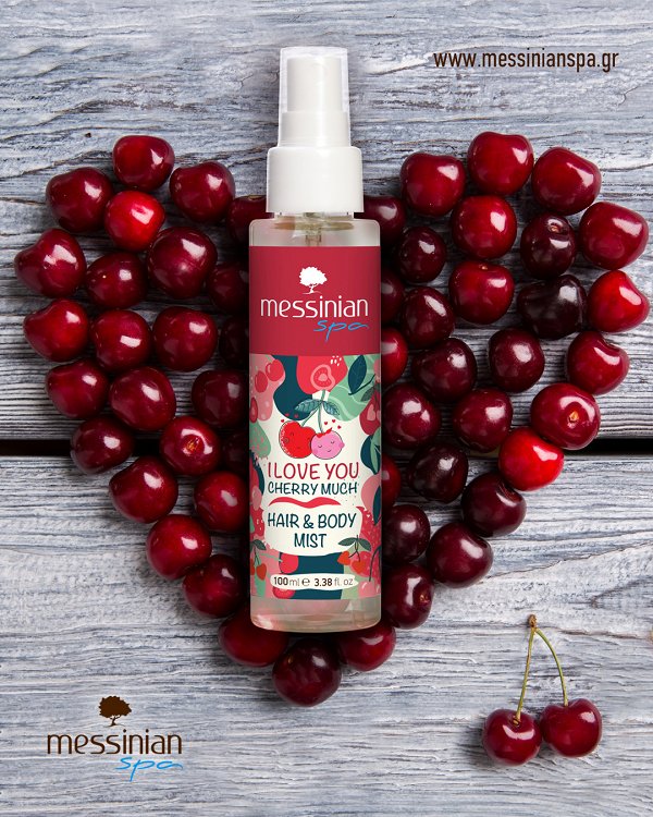 Messinian Spa I Love You Cherry Much Body Mist 100ml