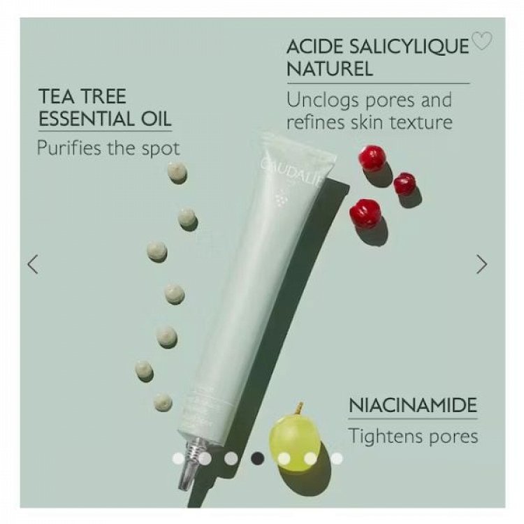 Caudalie Vinopure Stop Boutons Κρέμα Προσώπου Ημέρας για Ακμή & Ερυθρότητα 15ml