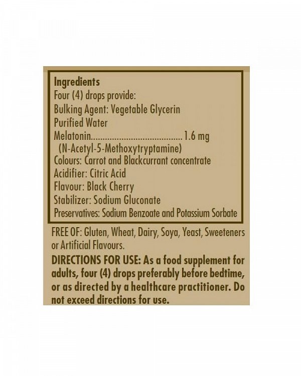 Solgar Liquid Melatonin Συμπλήρωμα για τον Ύπνο 59ml