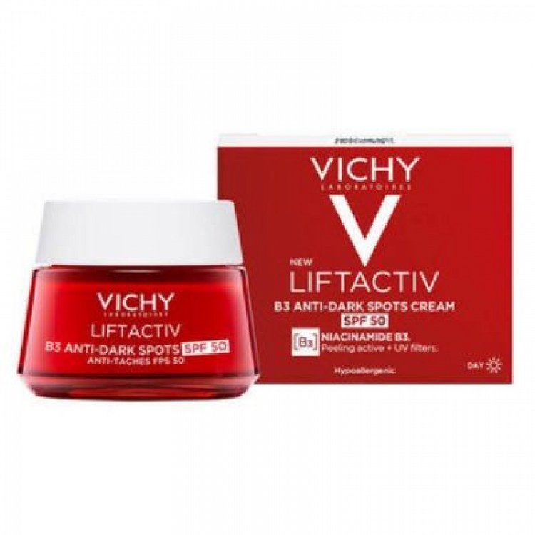 Vichy Liftactiv B3 Anti-Dark Spots Κρέμα Προσώπου με SPF50 για Ενυδάτωση & Ατέλειες 50ml
