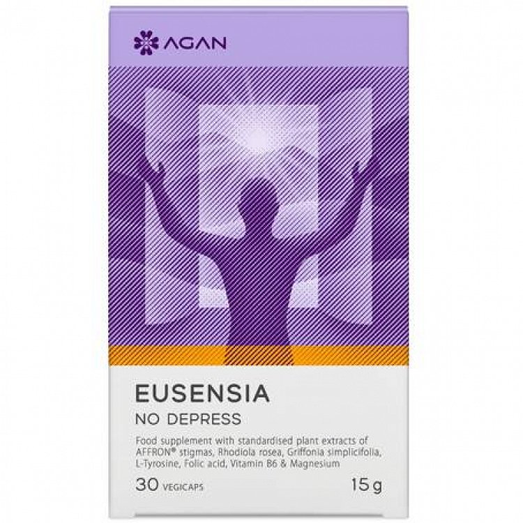 Agan Eusensia No Depress Συμπλήρωμα για το Άγχος 30 φυτικές κάψουλες