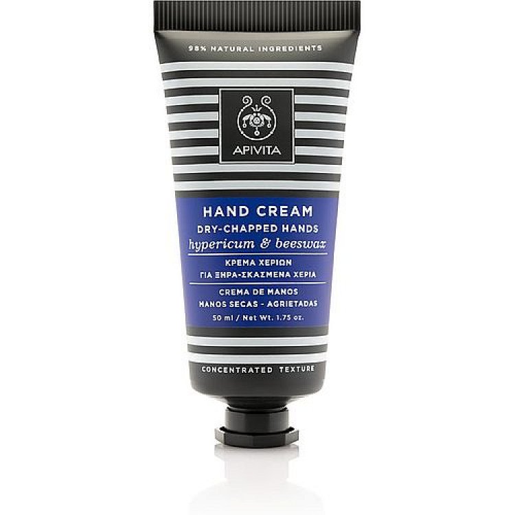 Apivita Hand Cream Κρέμα για Ξηρά-Σκασμένα Χέρια Συμπυκνωμένης Υφής με Βάλσαμο & Μελλισοκέρι, 50ml