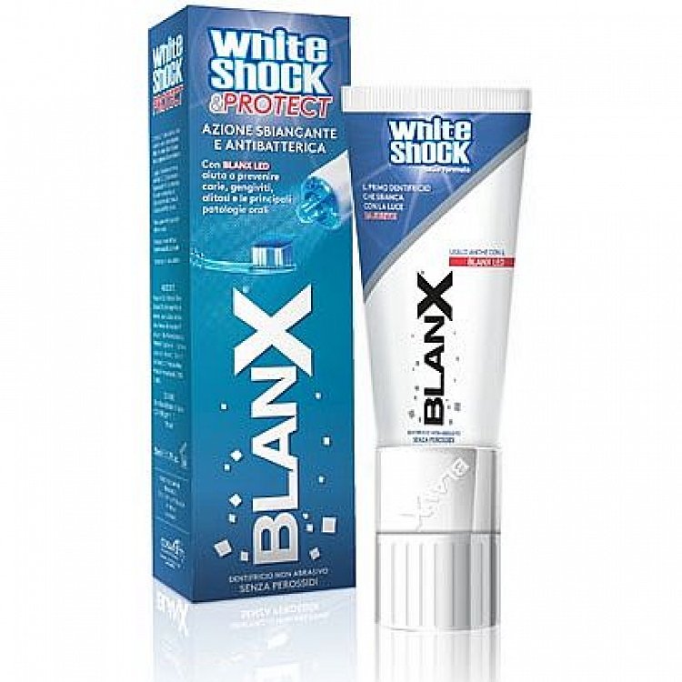 Blanx White Shock & Protect Οδοντόκρεμα 50ml + Λυχνία Blanx Led