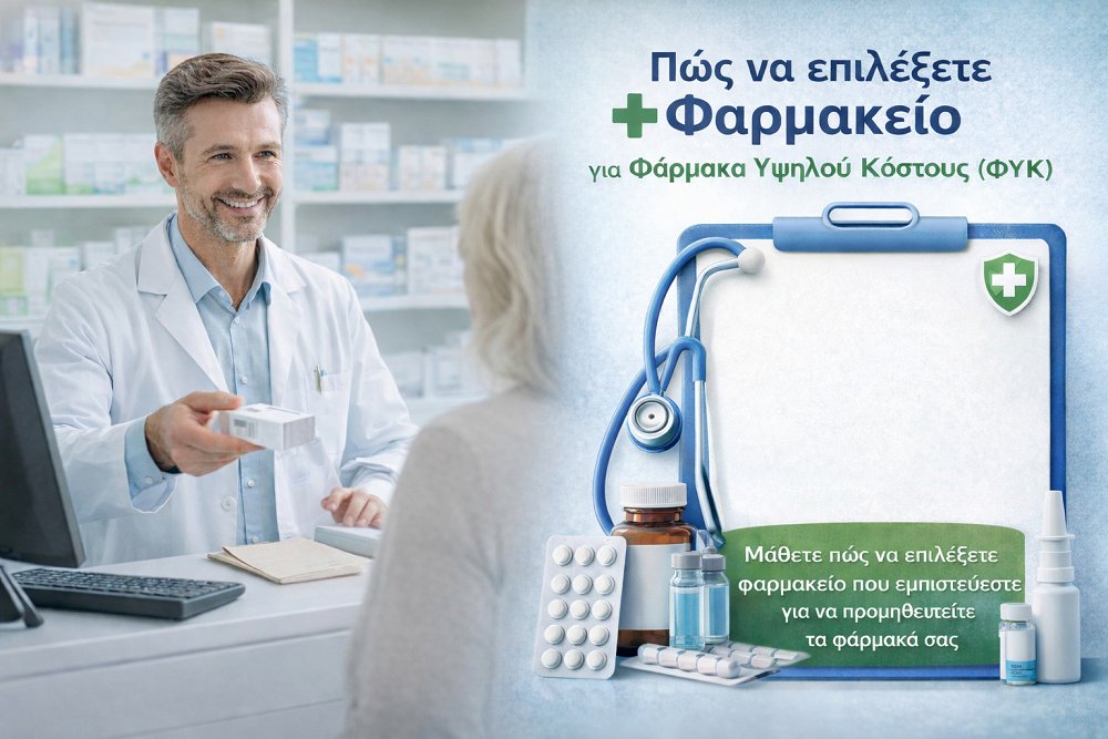 Πώς να επιλέξετε φαρμακείο για Φάρμακα Υψηλού Κόστους (ΦΥΚ)