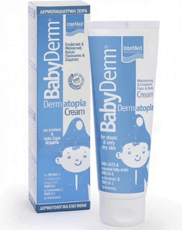 Intermed Babyderm Dermatopia Cream για Ατοπικό Δέρμα, Ενυδάτωση & Ερεθισμούς 300ml 