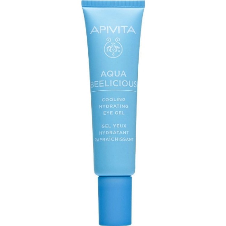 Apivita Aqua Beelicious Ενυδατικό Gel Ματιών κατά των Μαύρων Κύκλων με Υαλουρονικό Οξύ & Aloe Vera 15ml